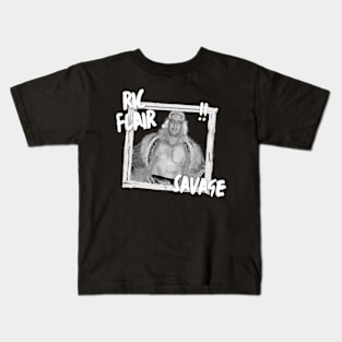 ric flair in frame savage Kids T-Shirt